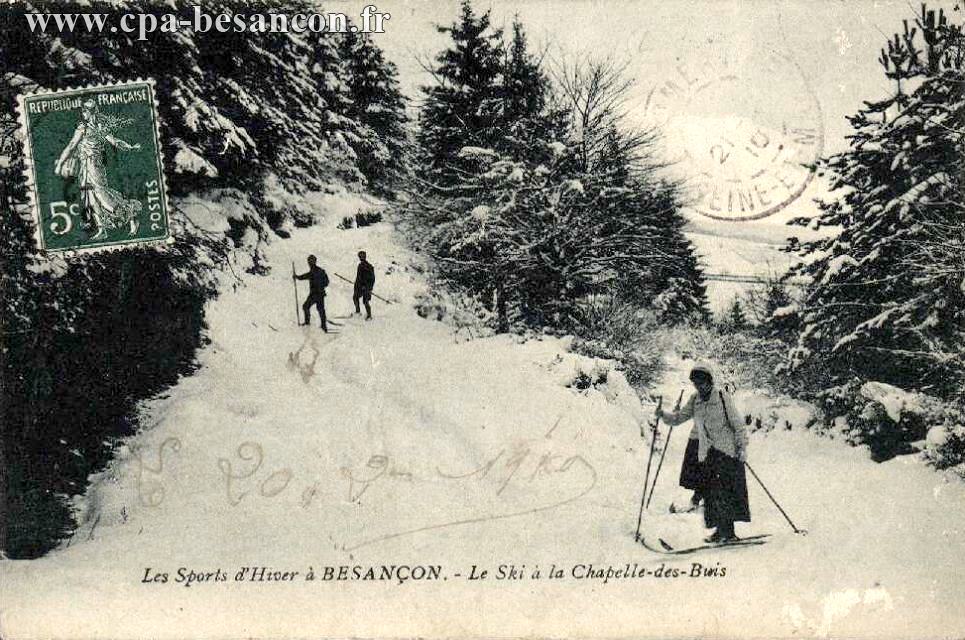 Les Sports d Hiver à BESANÇON. - Le Ski à la Chapelle-des-Buis